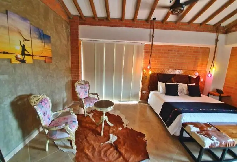 キングサイズベッドのデラックススイート, Hacienda Isabela Hotel Campestre