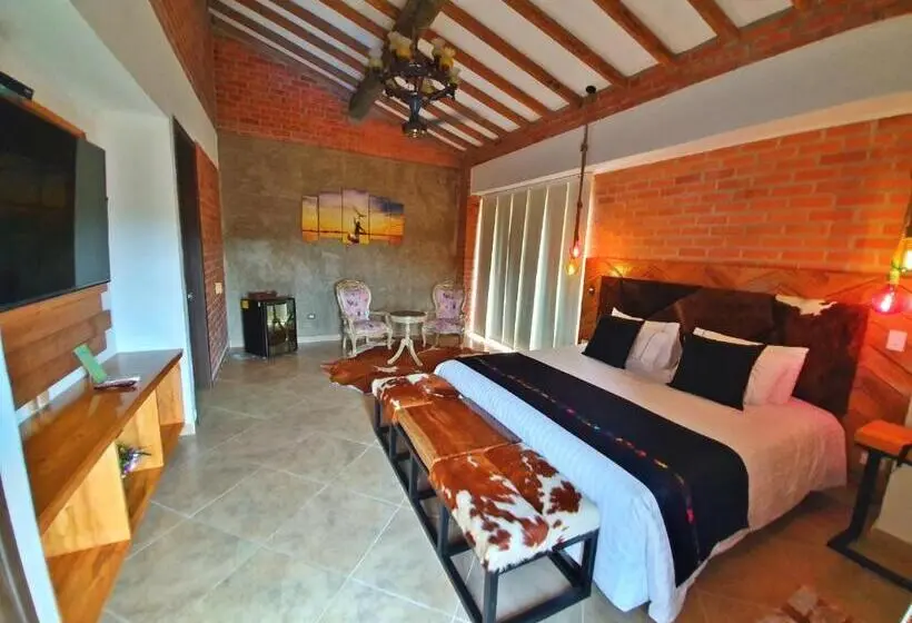 キングサイズベッドのデラックススイート, Hacienda Isabela Hotel Campestre
