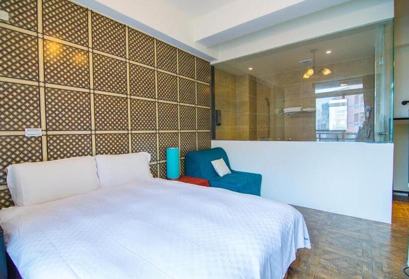 اتاق استاندارد با بالکن, Blue Hole Guesthouse藍洞民宿