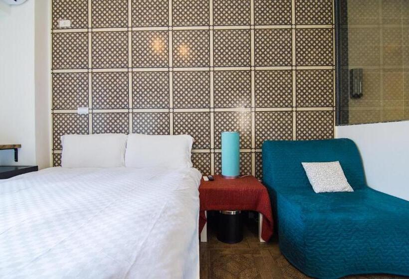 اتاق استاندارد با بالکن, Blue Hole Guesthouse藍洞民宿