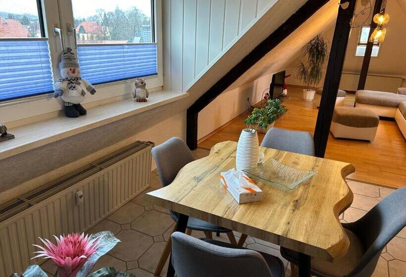 Апартаменты 1 Спальня, Pension Hotel Leinefelde Am Bahnhof