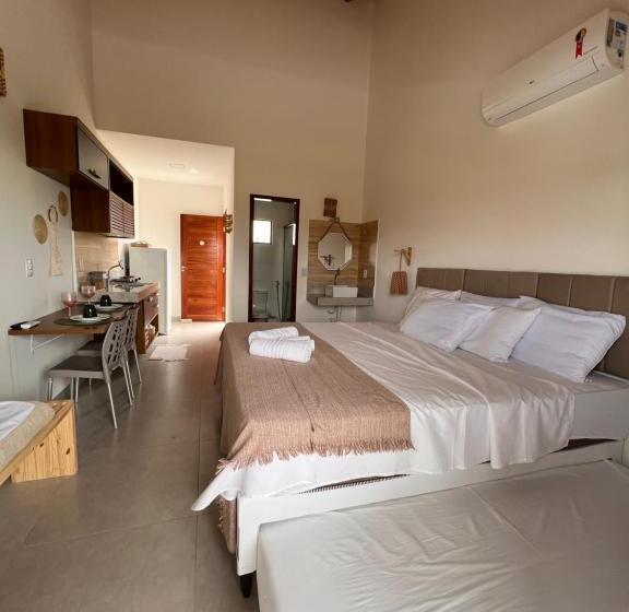 Четырехместный Номер Стандарт Вид на Море, Flor De Cacto Beach Home