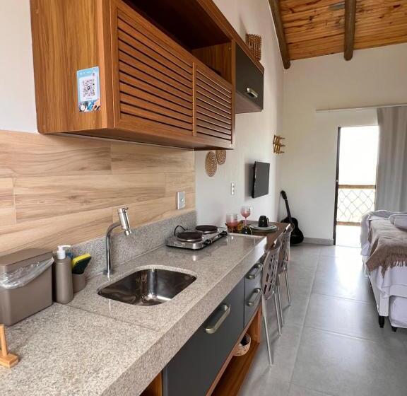 带海景标准四人间, Flor De Cacto Beach Home