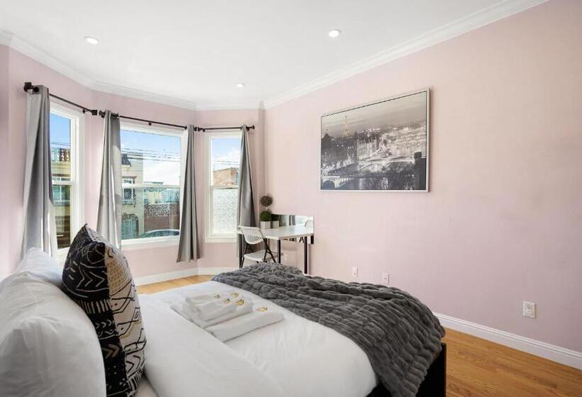 اتاق استاندارد با سرویس بهداشتی مشترک, Affordable Cozy Secured Private Rooms Shared Bath Home In John Mclaren Park