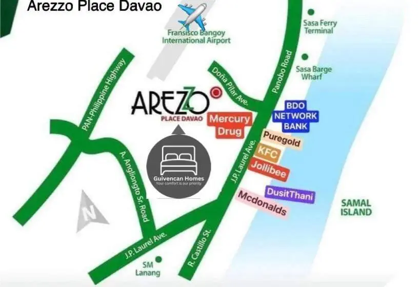 バルコニー付き1ベッドルームアパートメント, 1 Bed 1 Bath Near Airport