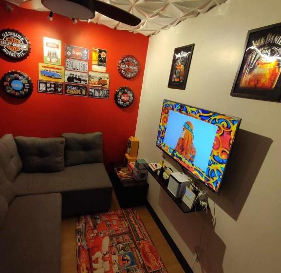 패밀리 룸, Marilao Staycation Near Philippine Arena Bulacan With Free Parking By Retro354 Condotel