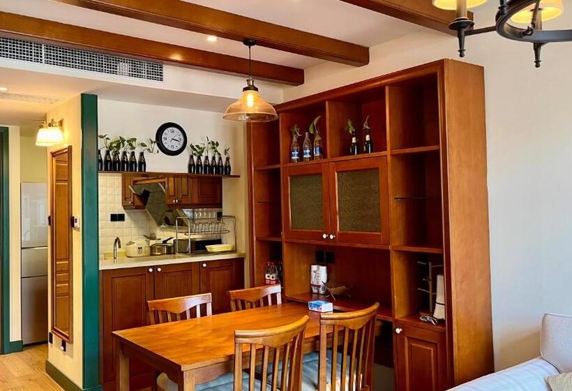 סוויטת 3 חדרי שינה, Ski And Suites At Thaiwoo Resort 逅雪套房民宿