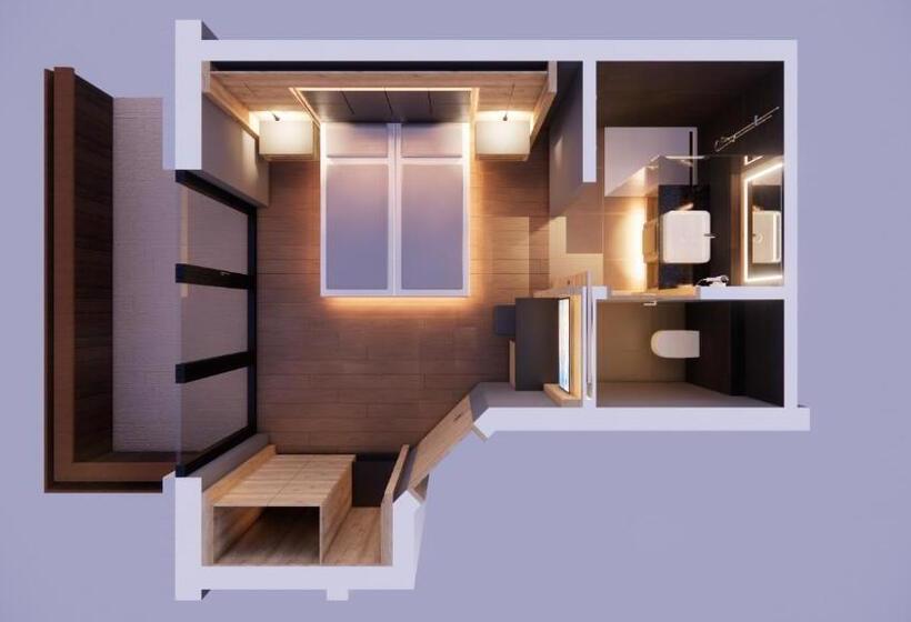 غرفة إقتصادية, Alpen Herz Romantik & Spa   Adults Only