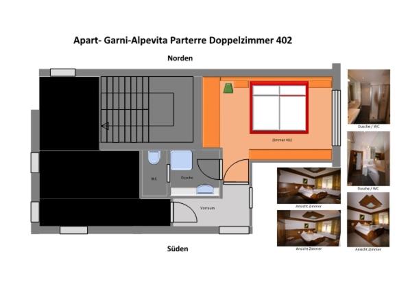 اتاق استاندارد, Apart Garni Alpevita