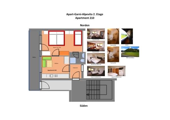 آپارتمان 1 خوابه, Apart Garni Alpevita