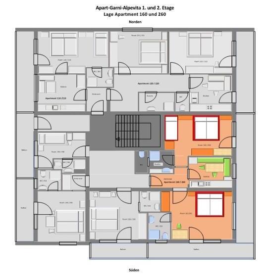آپارتمان 2 خوابه, Apart Garni Alpevita
