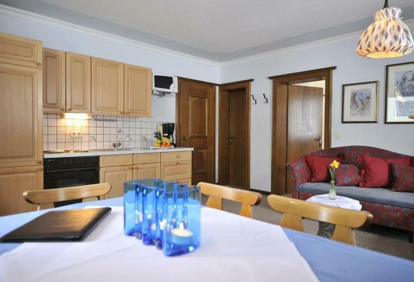 דירה בת חדר שינה 1 עם נוף, Apparthotel Restaurant Steiners