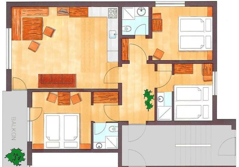 Апартаменты 3 Спальни, Haus Sonnberg