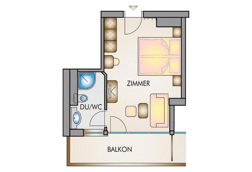 חדר דלוקס עם מרפסת, Niederreiter