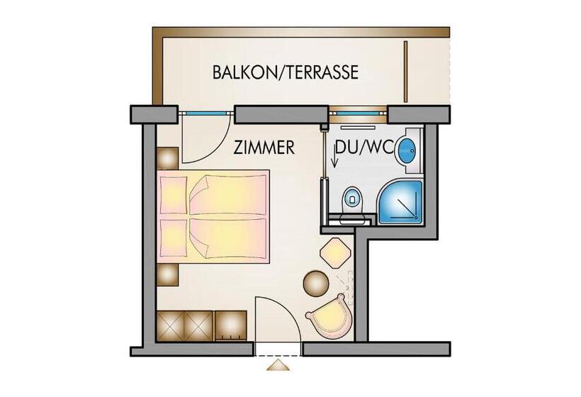 חדר סטנדרט נוף להרים, Niederreiter