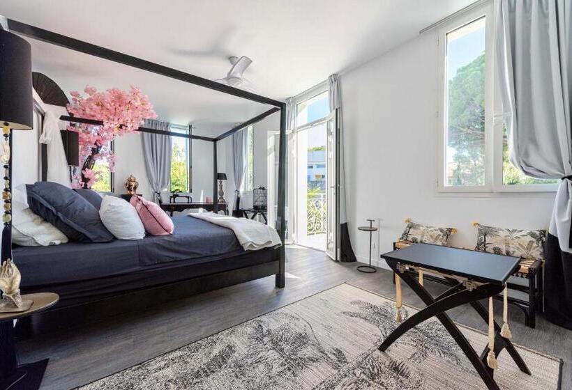 غرفة ديلوكس رباعية, Chambre D Hôtes De Luxe, Toulon Mourillon, 4 Belles Chambres, Piscine