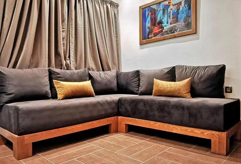 Huoneisto 1 Makuuhuone Terassi, Aparthotel Dar Nowara Chaouen