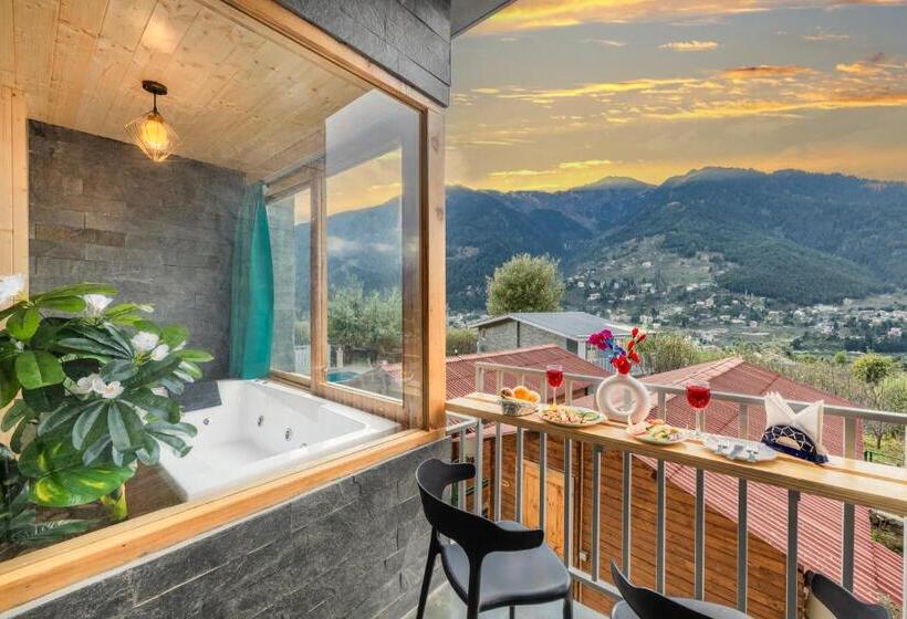 اتاق استاندارد با تخت بزرگ, Echor Himalayan Heights Luxe Manali