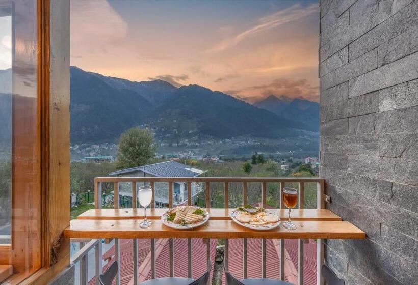 اتاق استاندارد با تخت بزرگ, Echor Himalayan Heights Luxe Manali