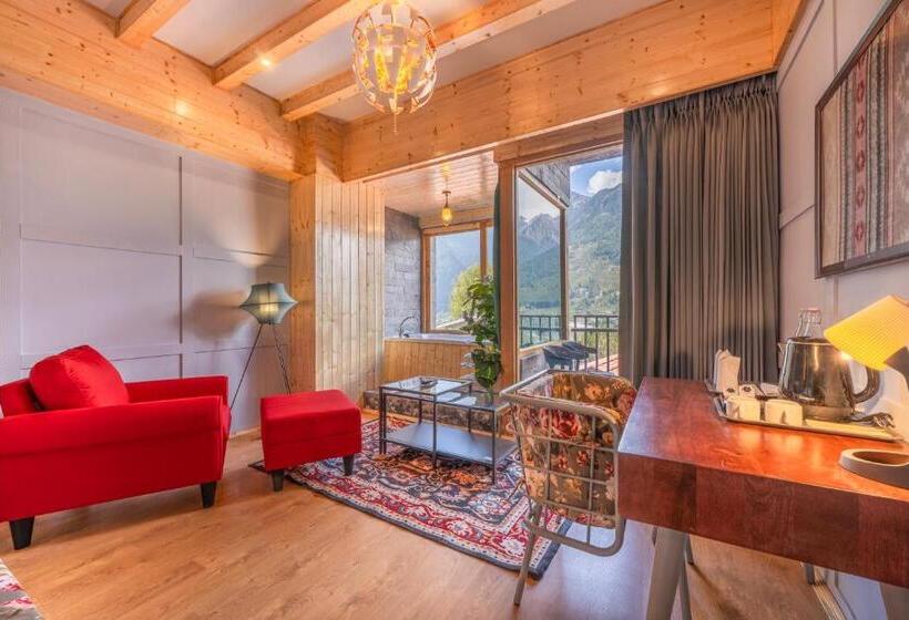 اتاق استاندارد با تخت بزرگ, Echor Himalayan Heights Luxe Manali