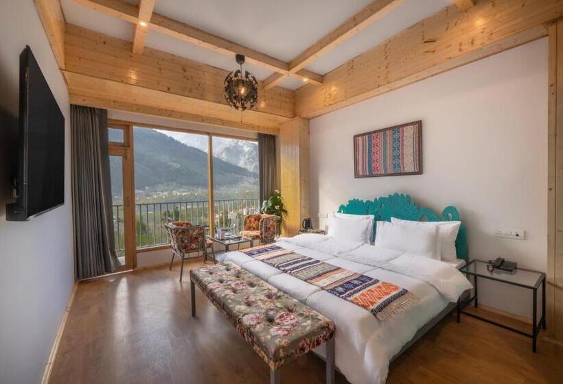 استودیو استاندارد با بالکن, Echor Himalayan Heights Luxe Manali