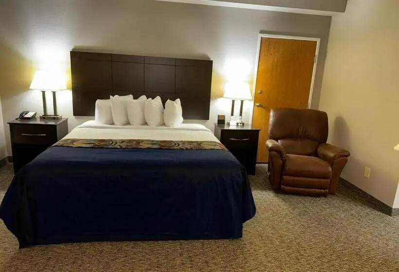 身障者適用キングサイズベッドルーム, Garner Inn & Suites