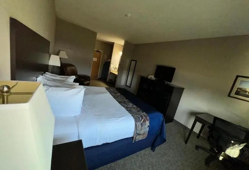 キングサイズベッドのスタンダードルーム, Garner Inn & Suites