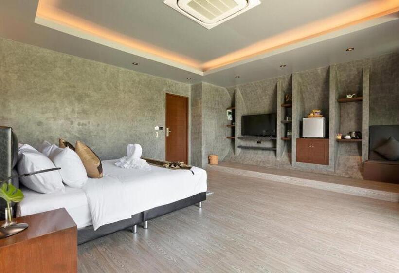 اتاق لوکس با تخت بزرگ, Samui Fishing Club And Resort