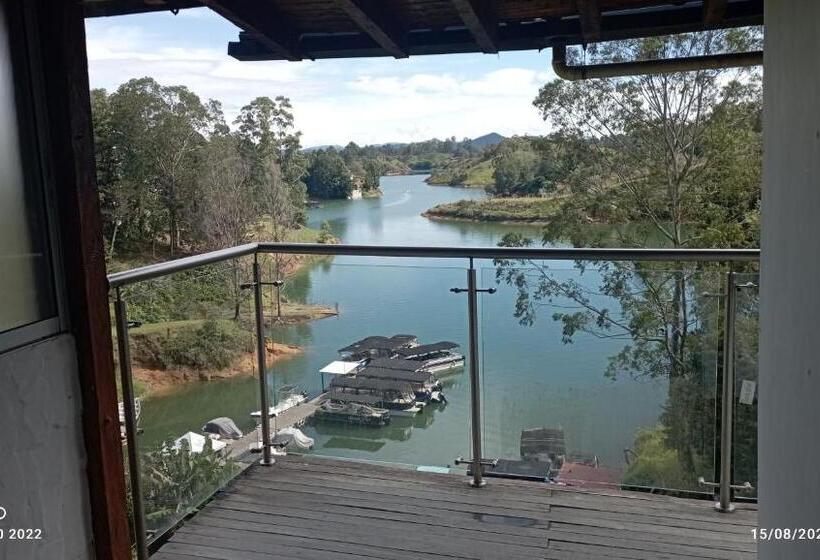 标准间带湖景, Restaurante New Mirador