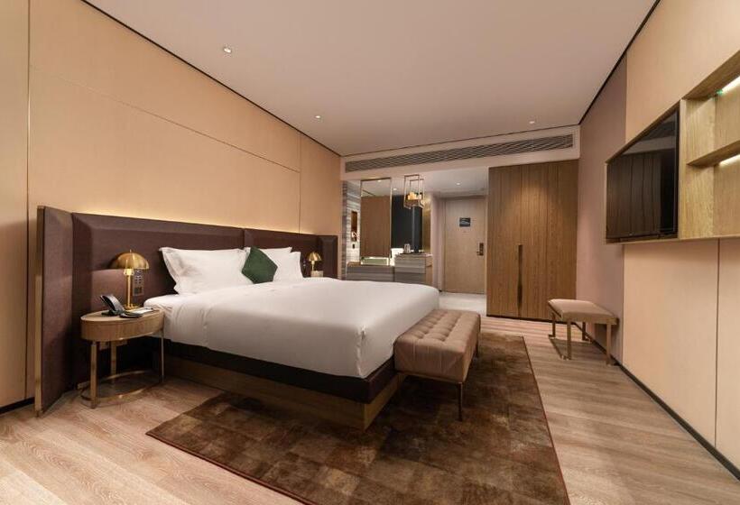 Номер Deluxe Кровать Кинг, Echarm Plus Hotel   Foshan Smart New City Zhangcha Metro Station Branch