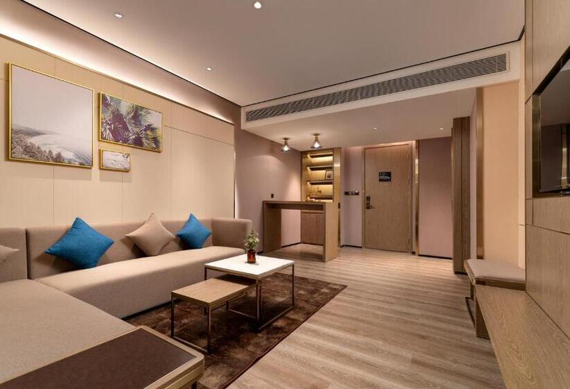 Люкс Повышенной Комфортности, Echarm Plus Hotel   Foshan Smart New City Zhangcha Metro Station Branch