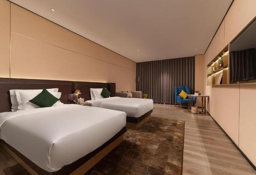 Quarto deluxe, Echarm Plus Hotel   Foshan Smart New City Zhangcha Metro Station Branch