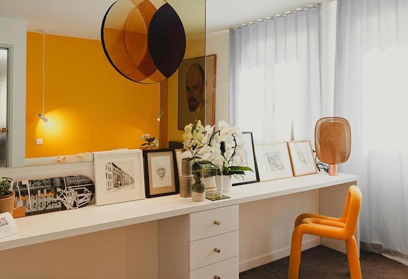 غرفة ديلوكس, Chambre Arty Chez Minuit Deux