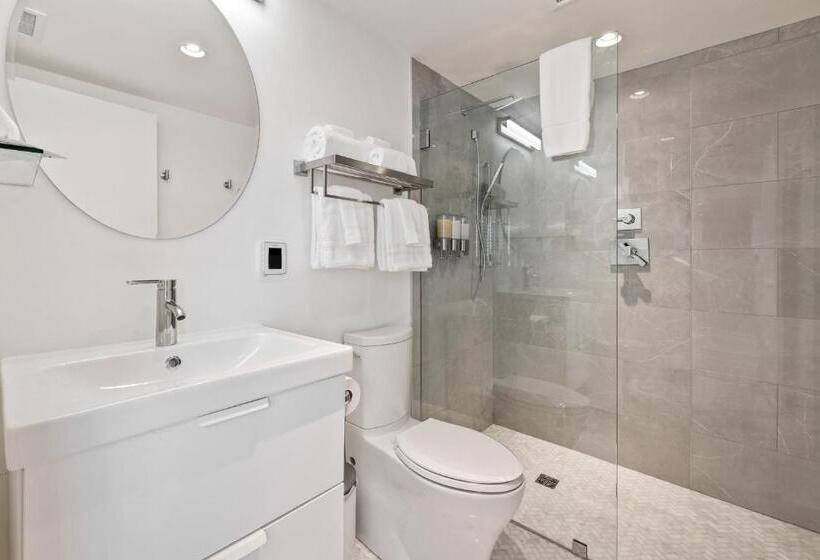 １ベッドルームアパートメント, Boutique Room Steps From Downtown Mall Rose Jean Room 3