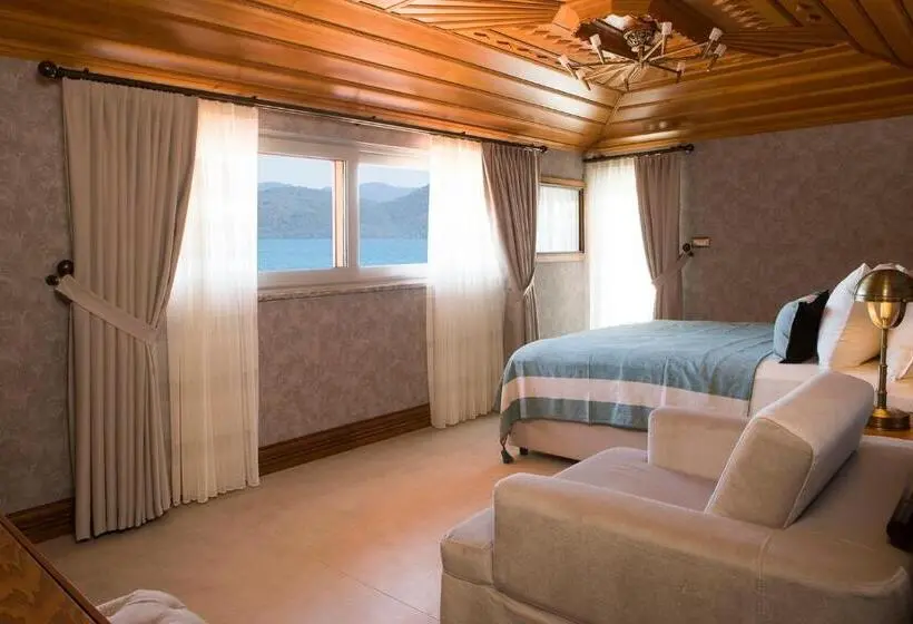 Deluxe-huone Merinäkymä, Göktürk Otel