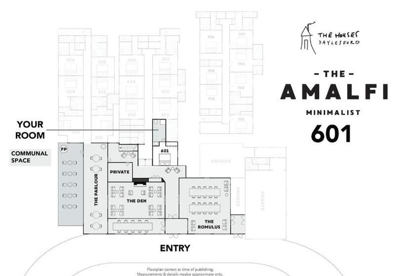 Стандартный Номер Кровать Кинг, The Amalfi Minimalist Room G