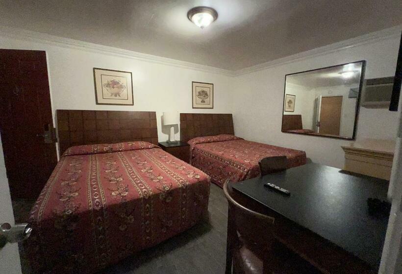스탠다드 룸 더블 침대 2개, Flamingo Motel Oxnard