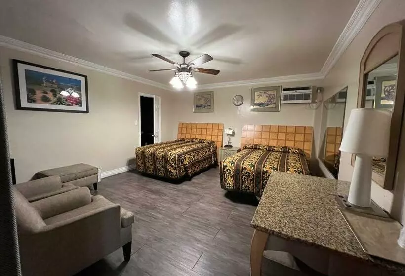 اتاق استاندارد با 2 تخت دوبل, Flamingo Motel Oxnard