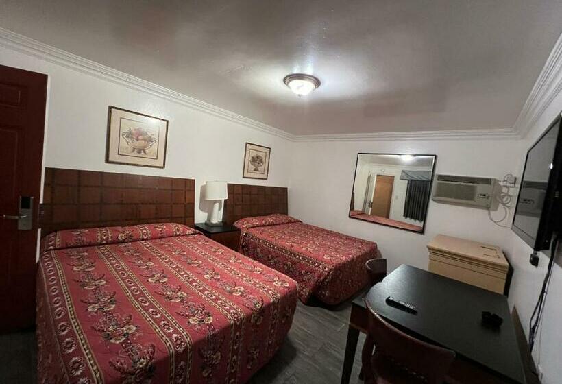 스탠다드 룸 더블 침대 2개, Flamingo Motel Oxnard
