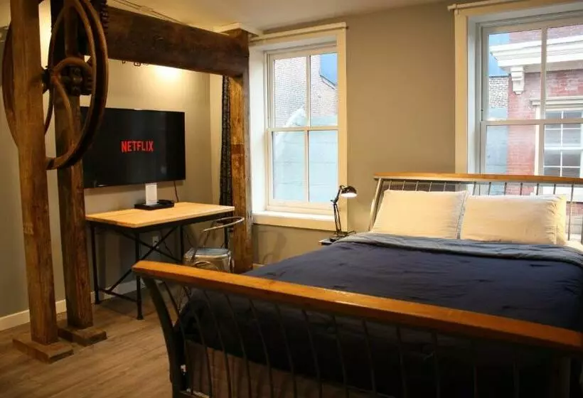 浴室共有ファミリールーム, Apple Hostels Of Philadelphia
