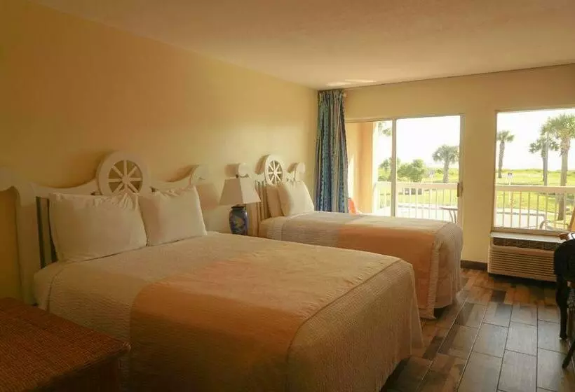 اتاق استاندارد با بالکن, Oceanview Lodge   Saint Augustine