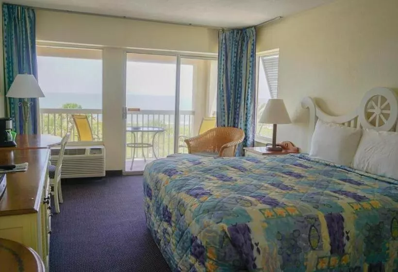 اتاق استاندارد با تخت بزرگ, Oceanview Lodge   Saint Augustine