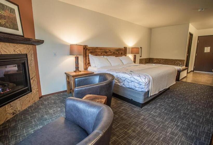 غرفة ديلوكس سرير كينج, Open Hearth Lodge