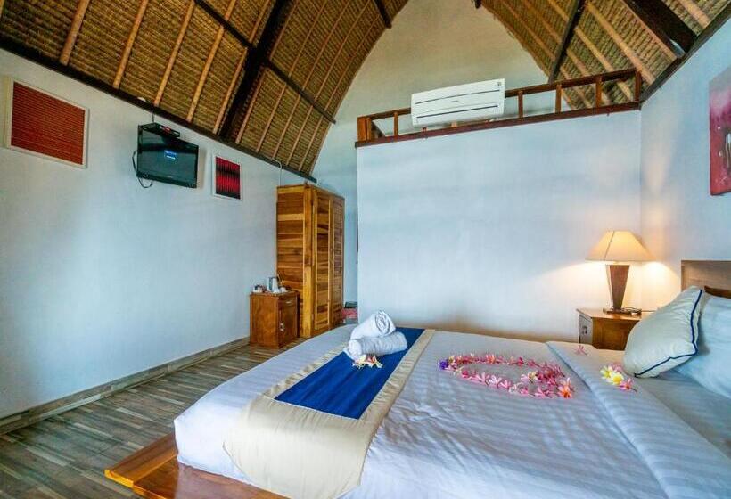 غرفة قياسية مطلّة علي البحر, Song Cang Bungalow