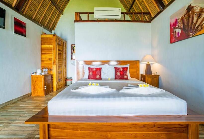 غرفة قياسية مطلّة علي البحر, Song Cang Bungalow