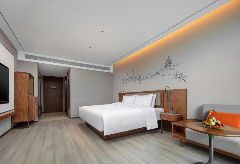 חדר דחוקס עם מיטת קינג, Urcove By Hyatt Hangzhou Xiaoshan International Airport