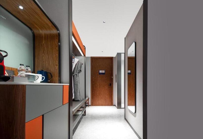 חדר דחוקס עם מיטת קינג, Urcove By Hyatt Hangzhou Xiaoshan International Airport