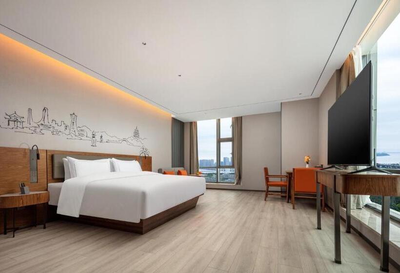 Quarto Executivo Cama King, Urcove By Hyatt Hangzhou Xiaoshan International Airport
