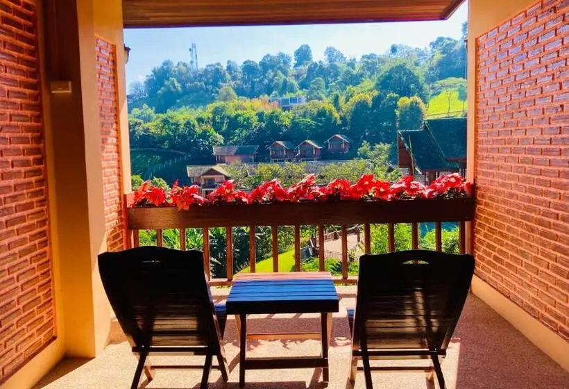 Superior-huone King-vuode, ดอยหมอกดอกไม้รีสอร์ท Doimok Dokmai Resort