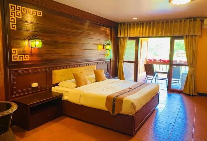 Superior-huone King-vuode, ดอยหมอกดอกไม้รีสอร์ท Doimok Dokmai Resort